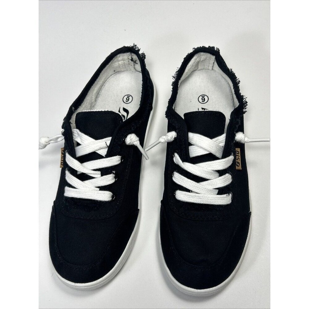 Women’s STQ Slip On Elees Black Shoes